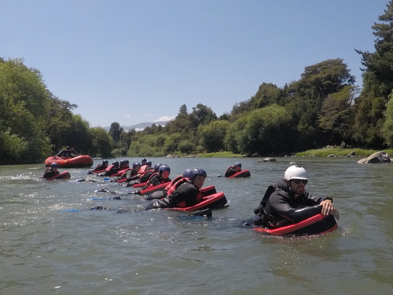 Descenso en hidrospeed por rápidos del Río Trancura Pucón